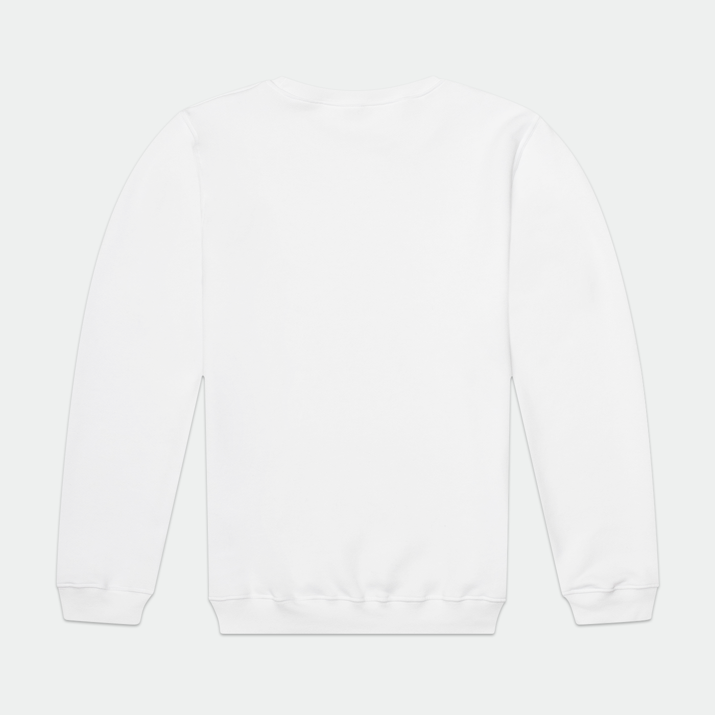 Script Periwinkle and Green Mens Crewneck Sweatshirt