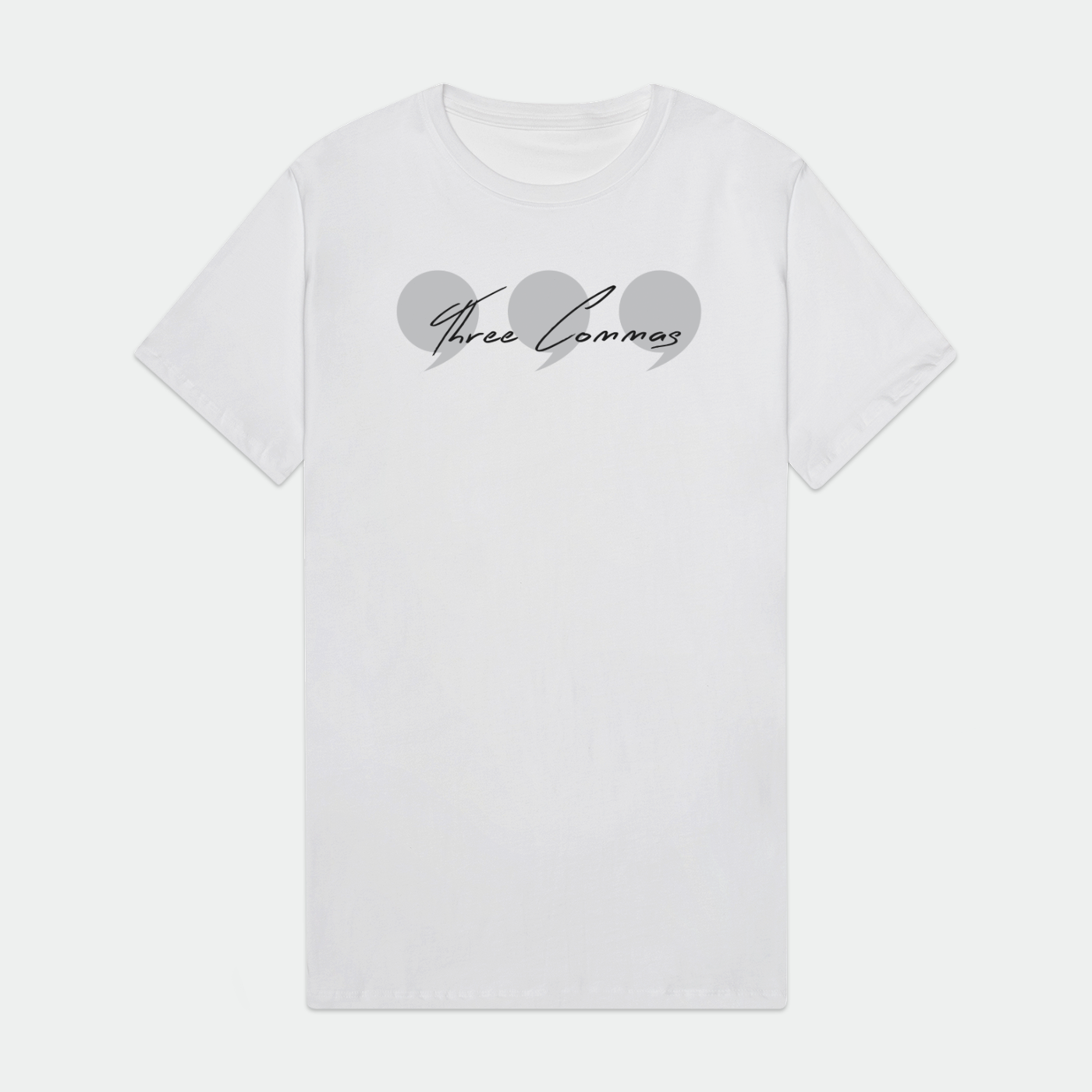 Three Commas Script Mens Premium Tee