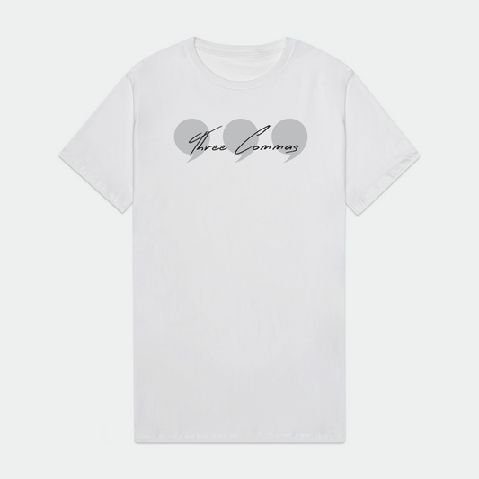 Three Commas Script Mens Premium Tee