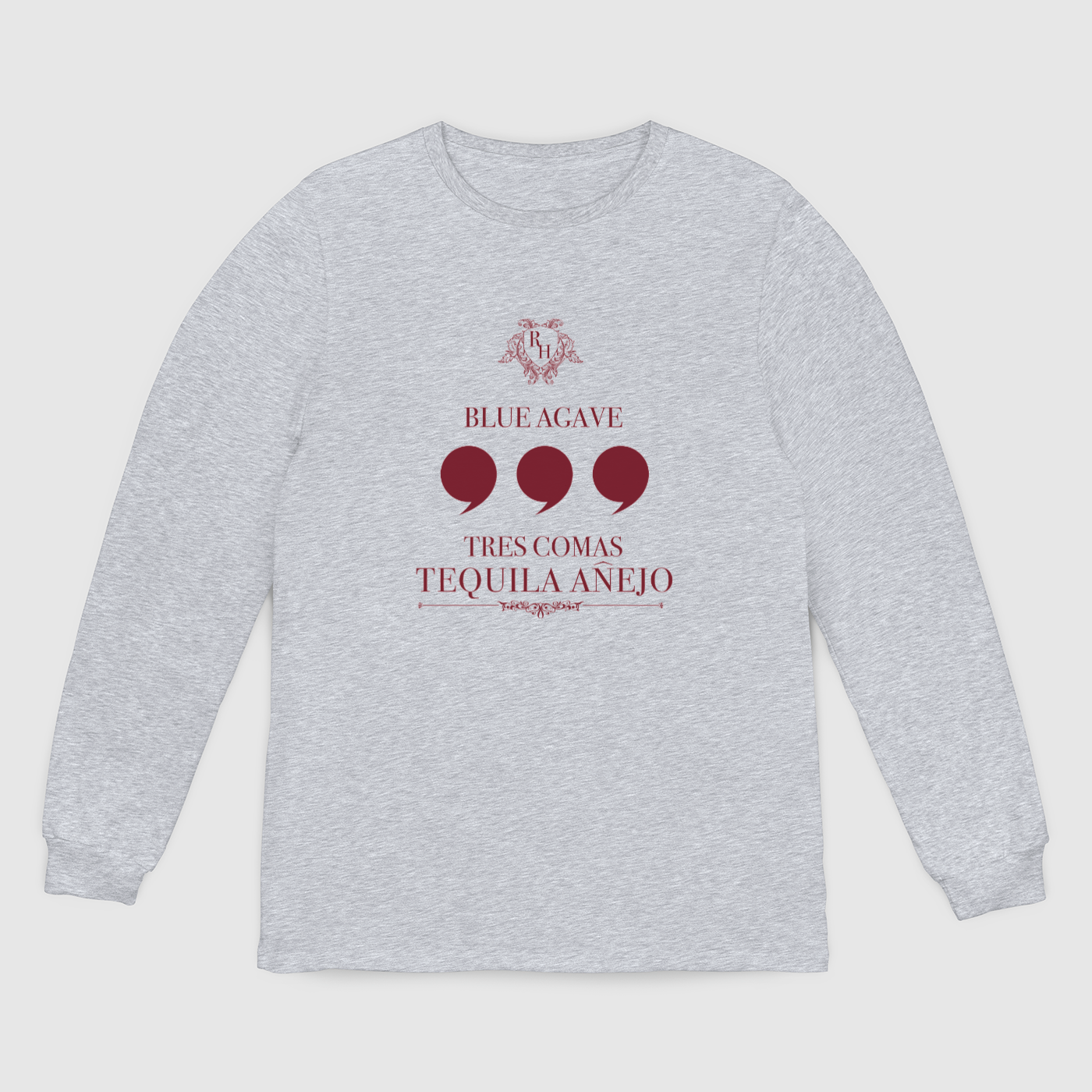 Tres Comas Blue Agave Mens L/S Premium Tee