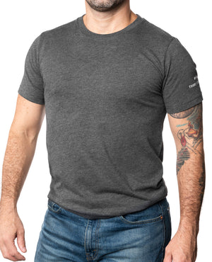 Three Commas™ Club T-Shirt  | Charcoal | Light Grey Ink