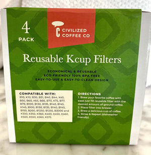 K- Cup Set of 4 Reusable Filters